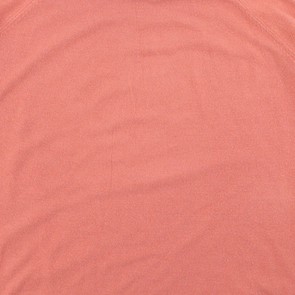 M&S Womens Pink  Knit Pullover Jumper Size M