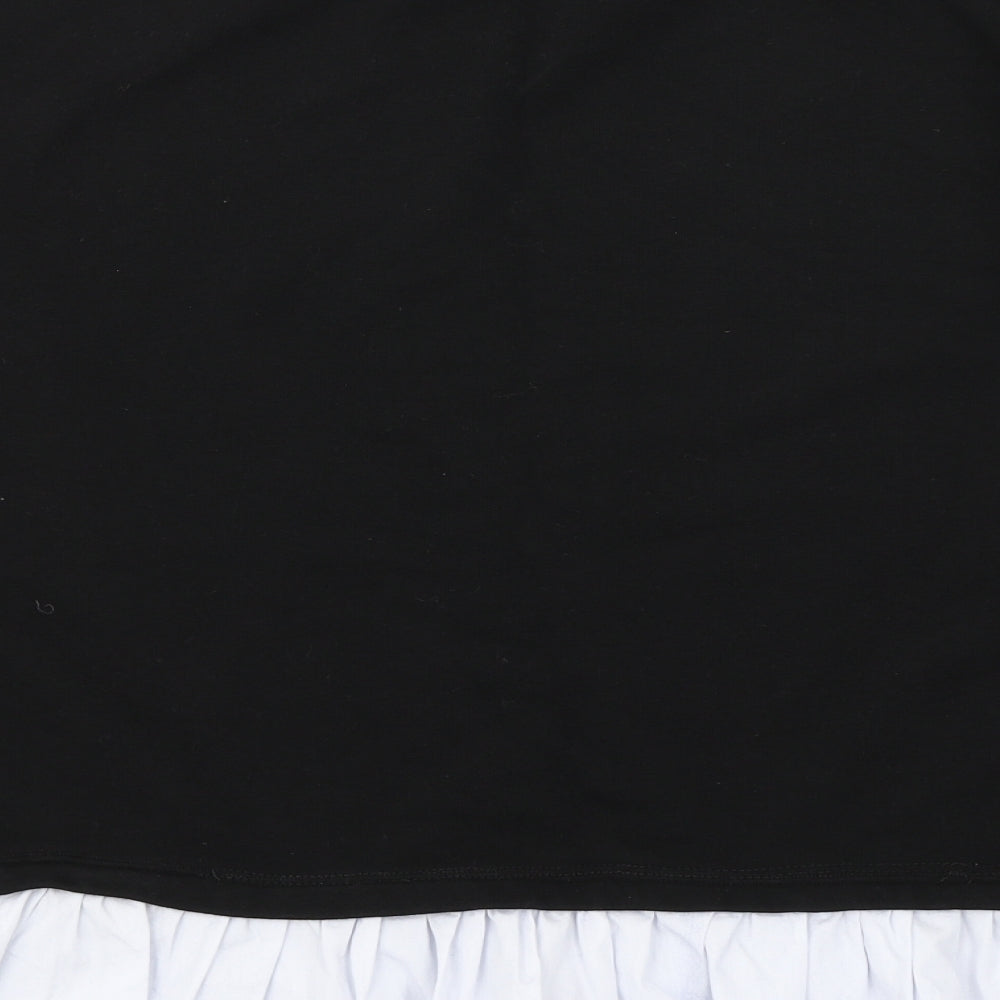 Dorothy Perkins Womens Black   Pullover Sweatshirt Size L
