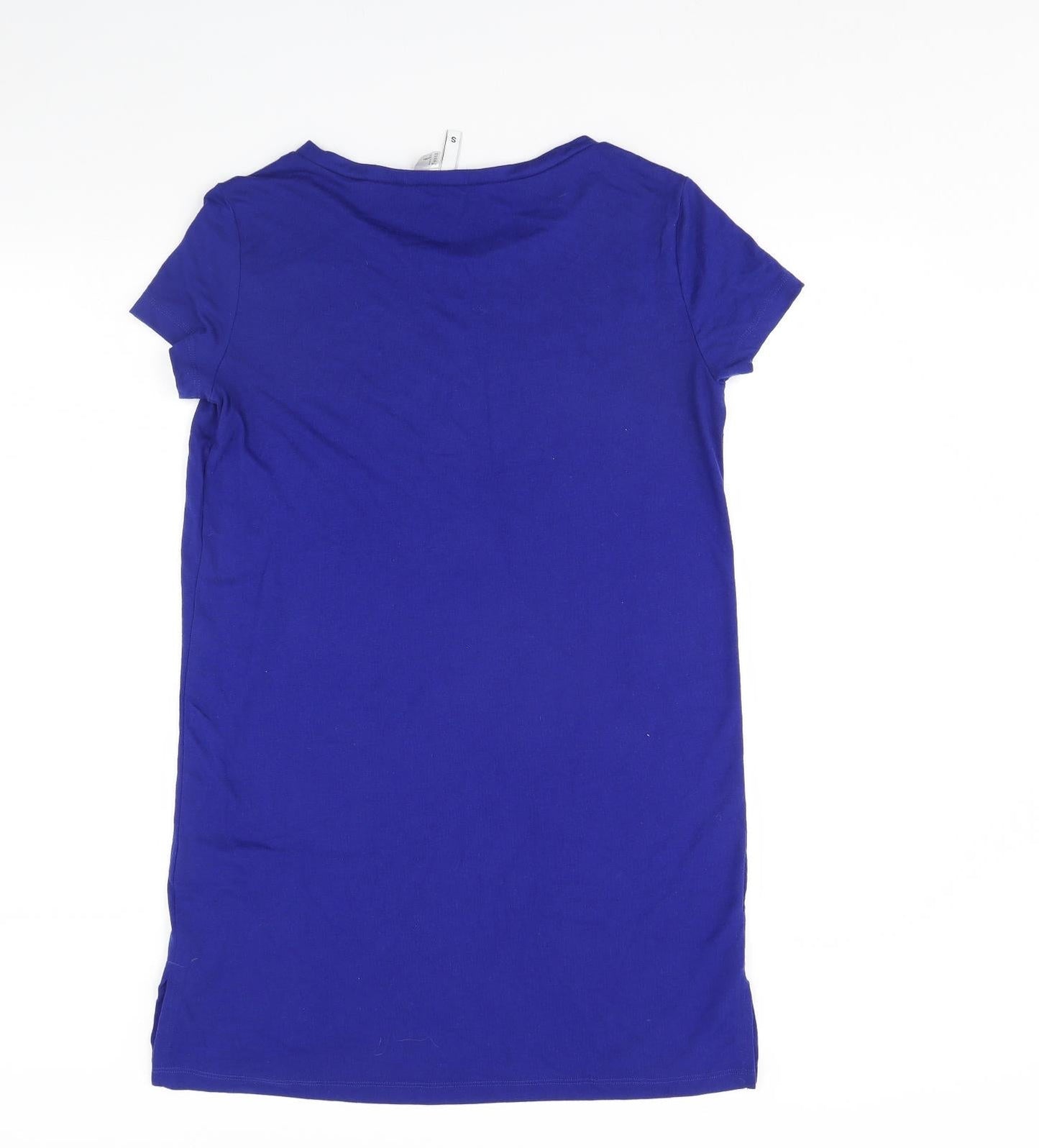 Divided Womens Blue   T-Shirt Dress  Size S