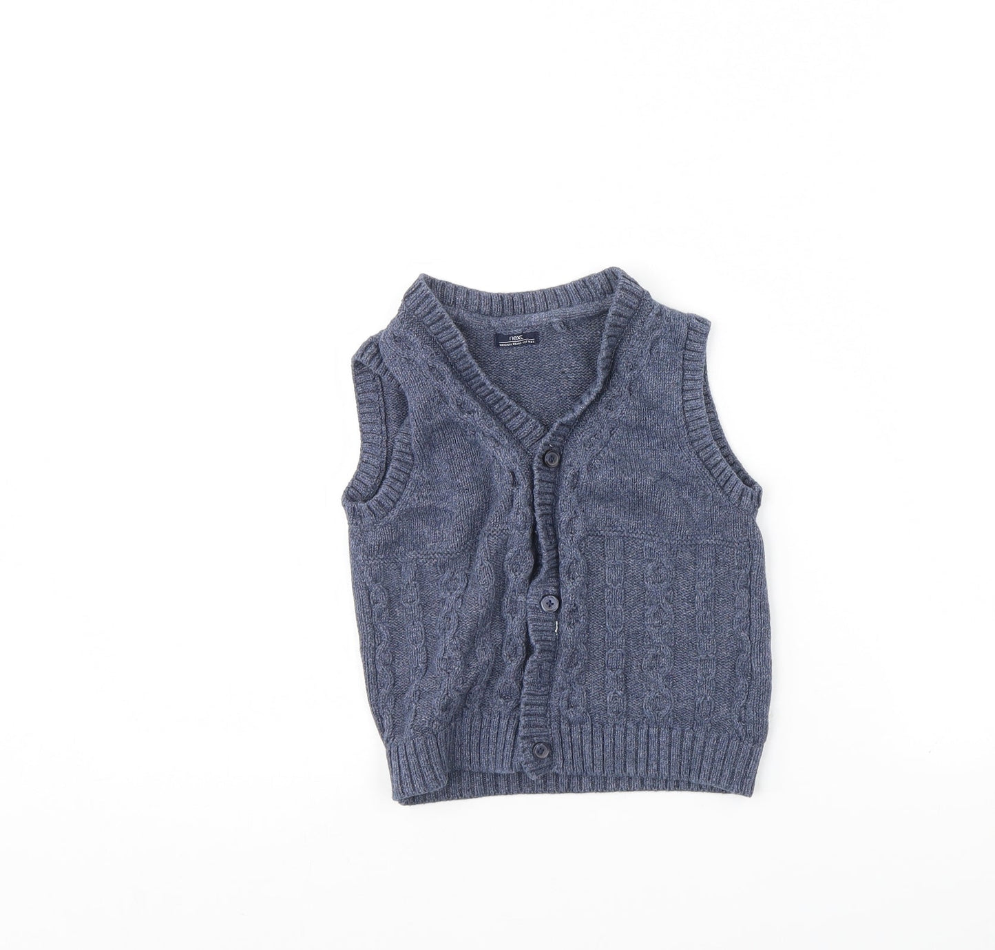 NEXT Boys Blue   Cardigan Jumper Size 2 Years