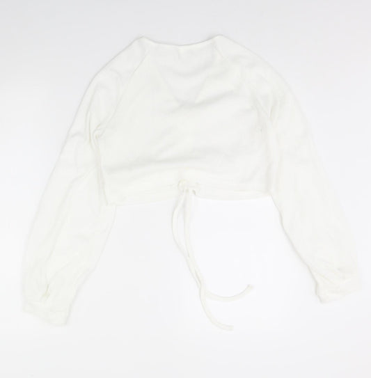 Preworn Womens White   Basic Blouse Size S