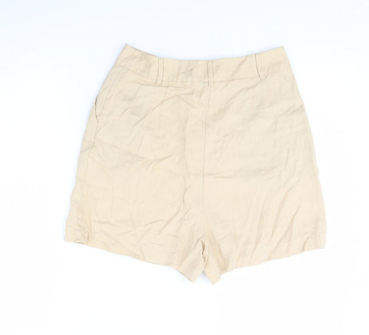 Preworn Womens Beige   Culotte Shorts Size 30 in