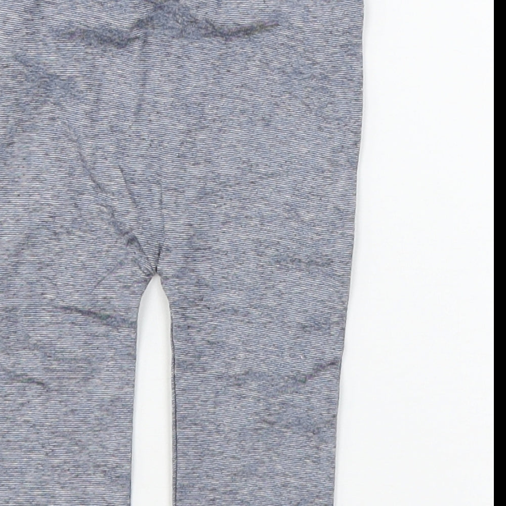 F&F Baby Blue  Jersey Jogger Trousers Size 6-9 Months