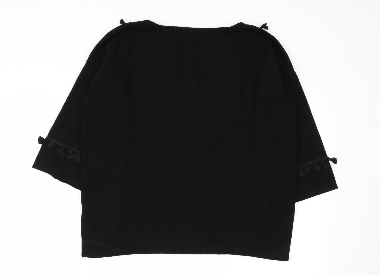 M&S Womens Black   Pullover Jumper Size 12