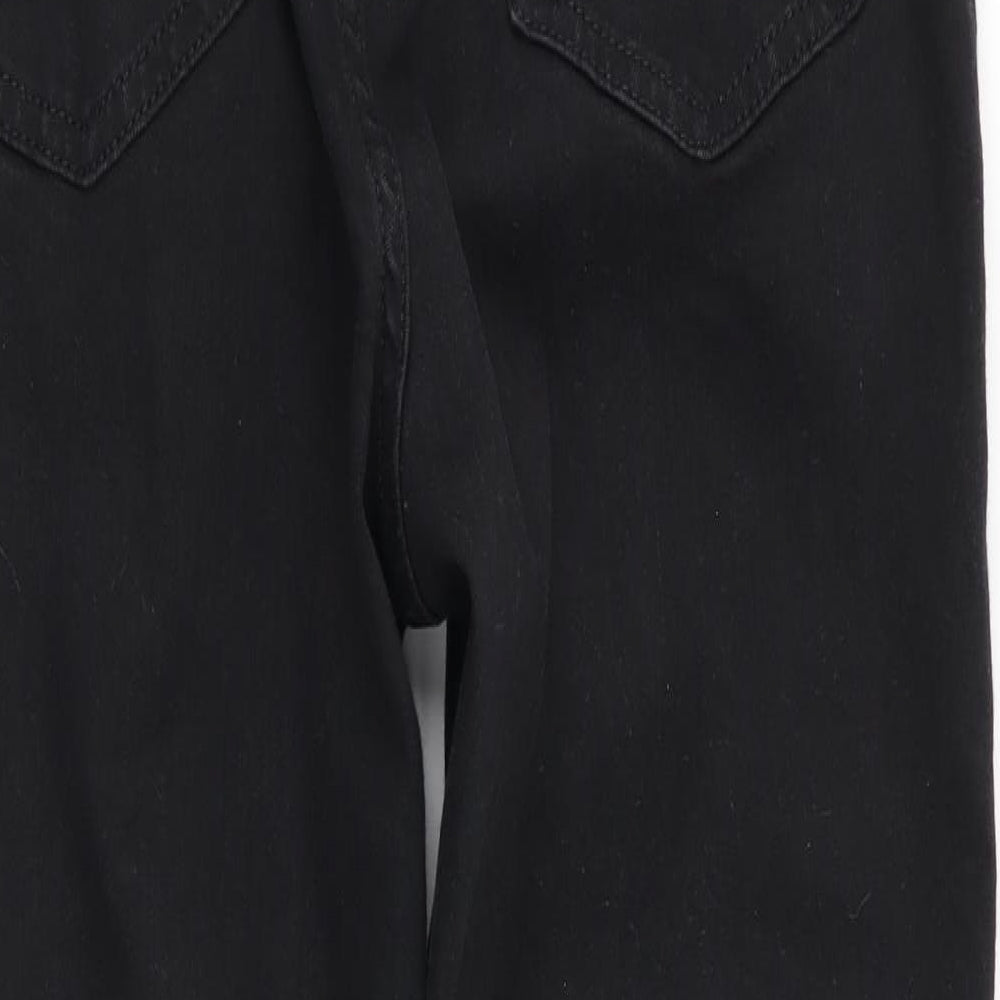 Topshop Womens Black   Skinny Jeans Size 30 in L30 in - RIPPED JEANS