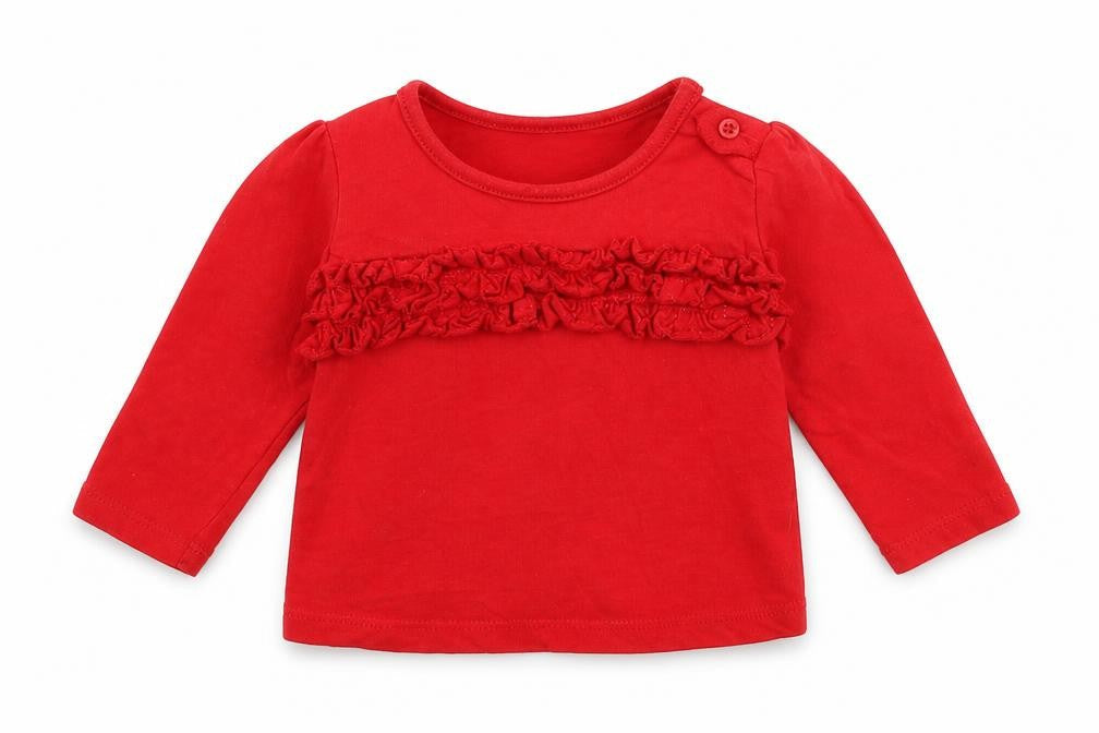 Early Days Baby Red   Basic T-Shirt Size 6-9 Months