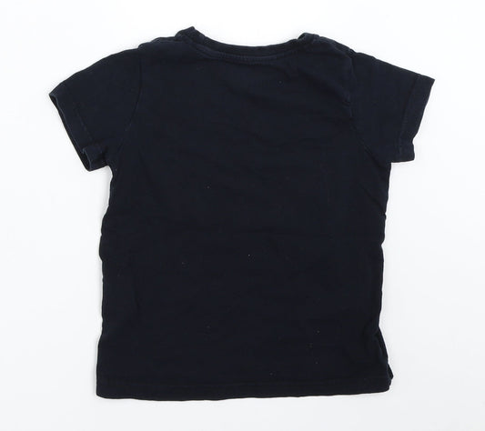 Primark Boys Blue   Basic T-Shirt Size 5-6 Years
