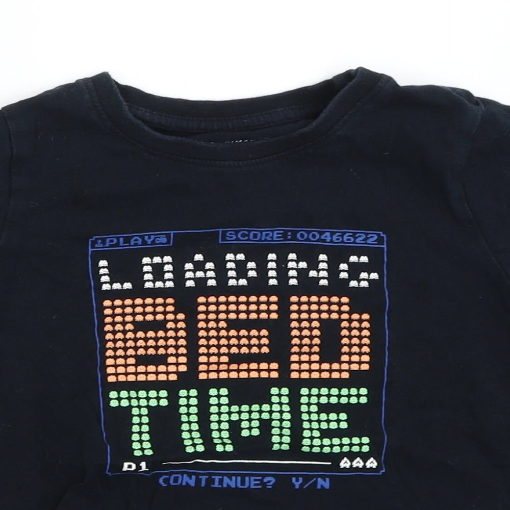Primark Boys Blue   Basic T-Shirt Size 5-6 Years