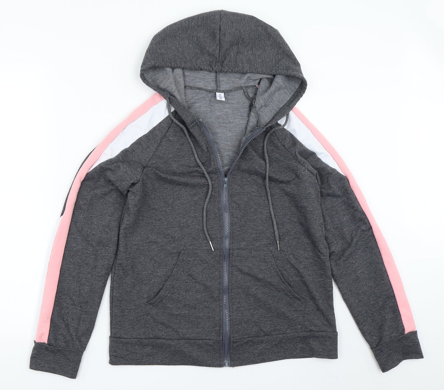 Hawiton Womens Grey   Full Zip Hoodie Size S