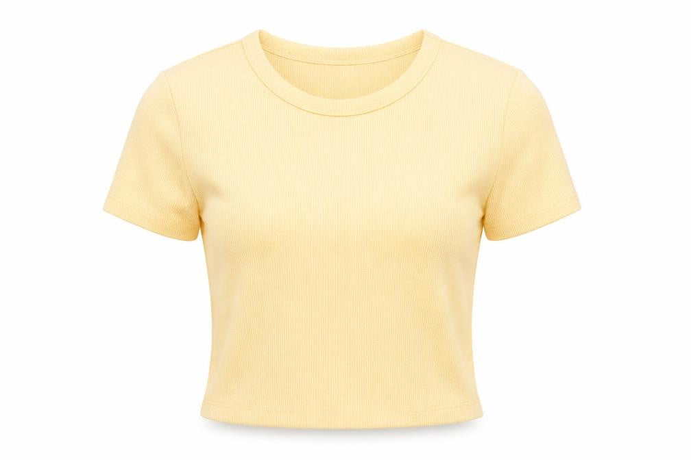 H&M Womens Orange   Cropped T-Shirt Size XS