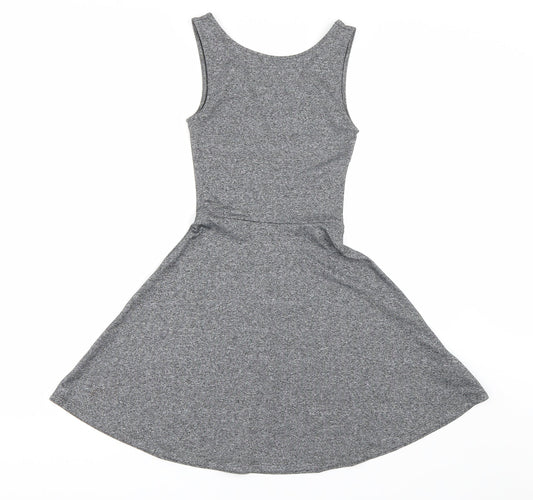 H&M Womens Grey   Tank Dress  Size S