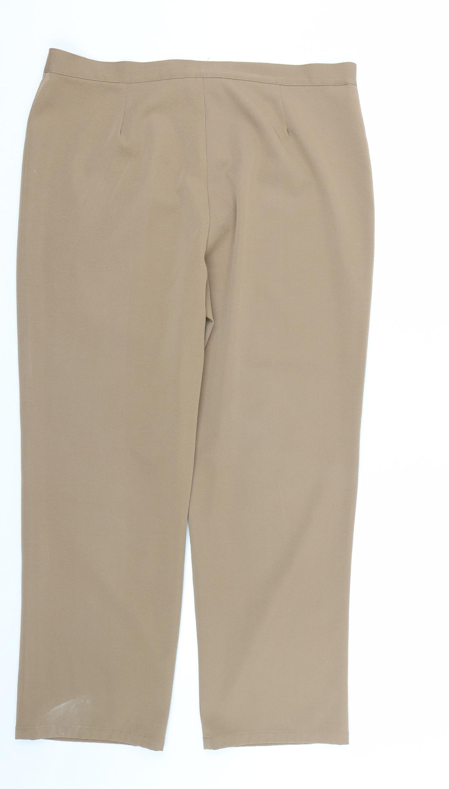Preworn Womens Brown   Trousers  Size 35 in L25 in
