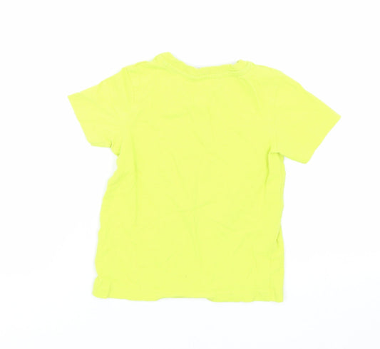 George Girls Green   Basic T-Shirt Size 2-3 Years