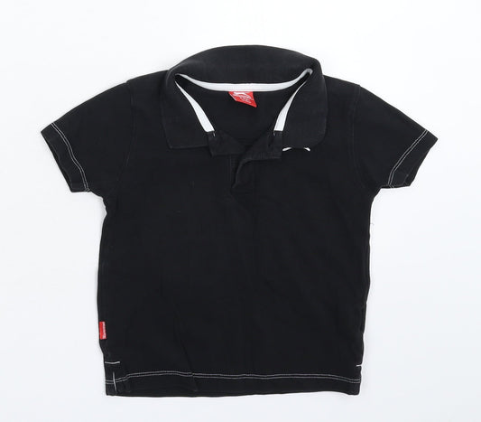 Slazenger Boys Black   Basic Polo Size 3-4 Years