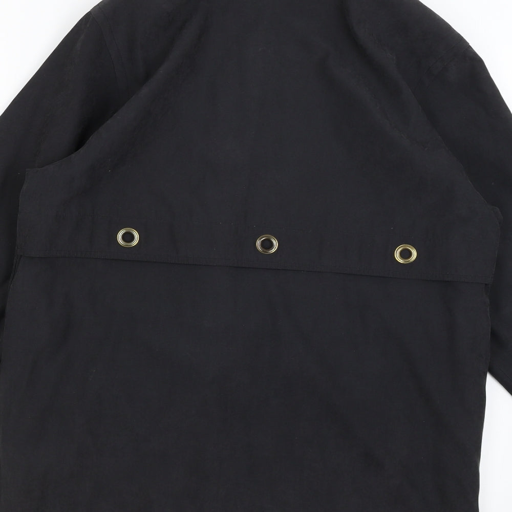 Berkertex Womens Black   Rain Coat Coat Size 10