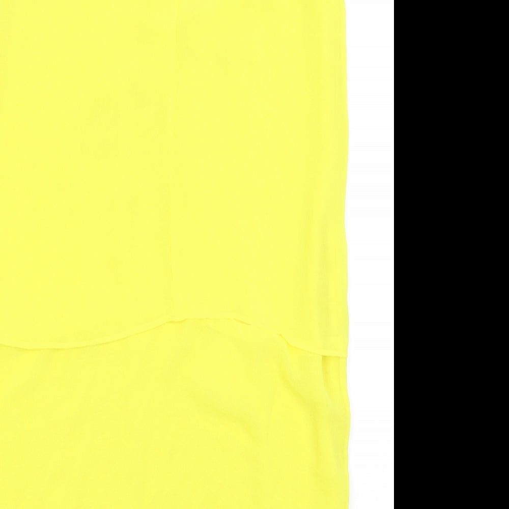 H&M Womens Yellow   A-Line  Size 8