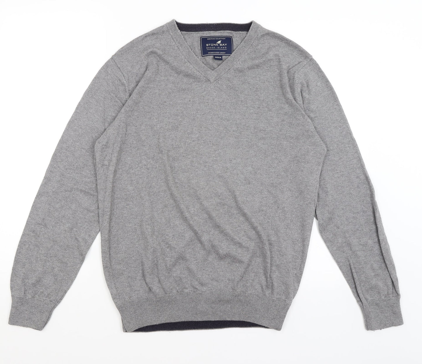 Stone Bay Mens Grey   Pullover Jumper Size S