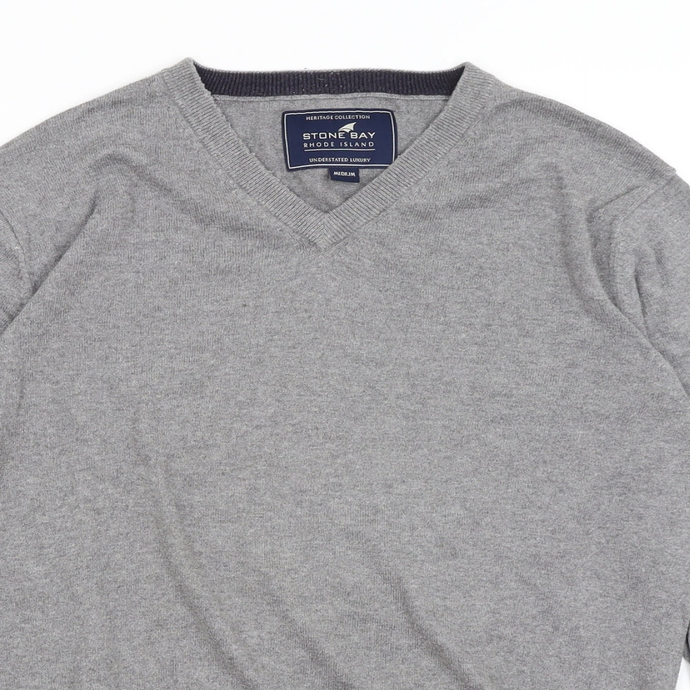 Stone Bay Mens Grey   Pullover Jumper Size S