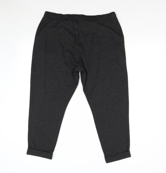 M&S Womens Grey   Trousers  Size 16 L23 in