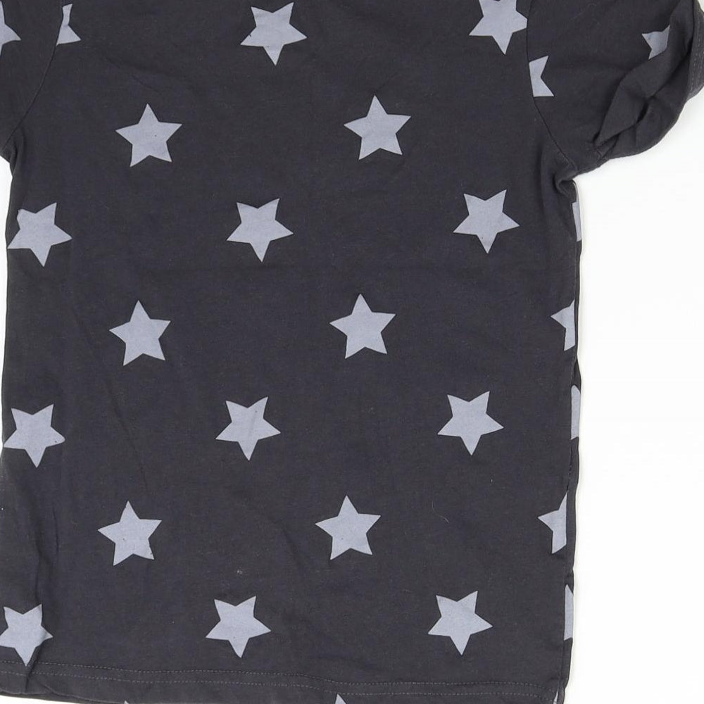 Primark Girls Black   Basic T-Shirt Size 9-10 Years  - Stars NYC
