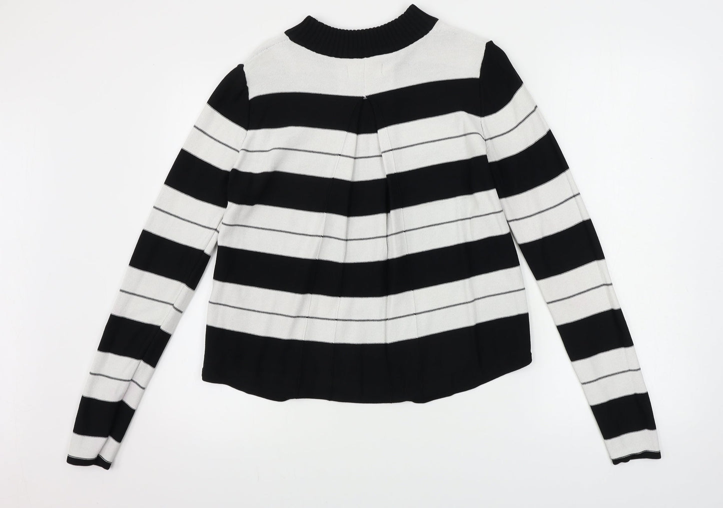 URBAN BLISS  Womens White Striped  Pullover Jumper Size 10