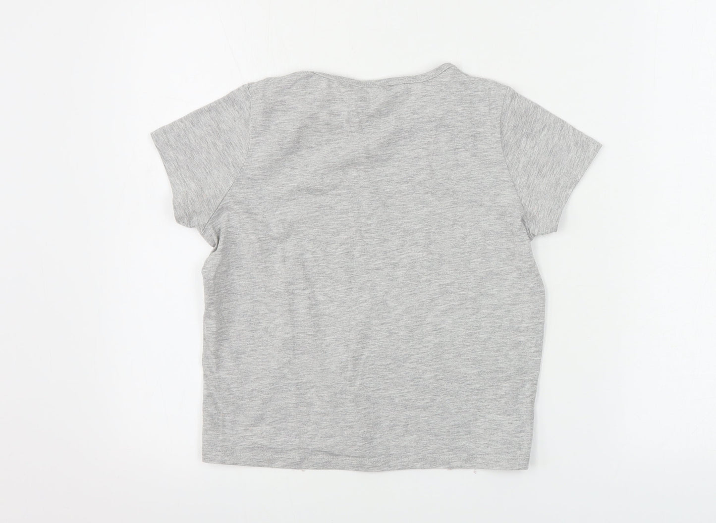M&Co Boys Grey   Basic T-Shirt Size 12 Years