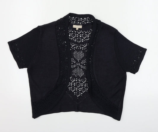 Soon Womens Black   Cardigan Jumper Size 16