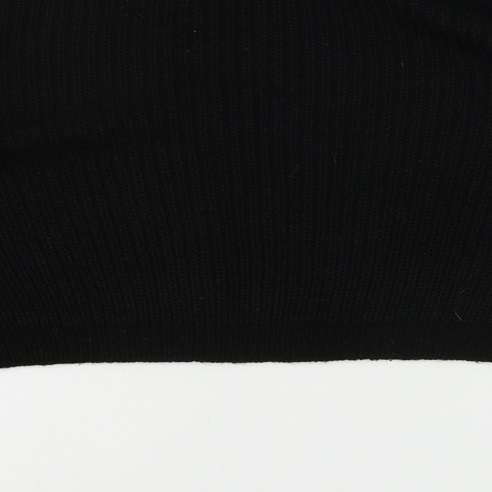 PRETTYLITTLETHING Womens Black   Pullover Jumper Size M