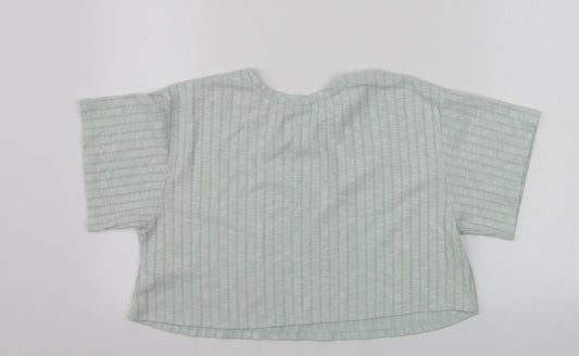 ASOS  Womens Green   Cropped T-Shirt Size 8