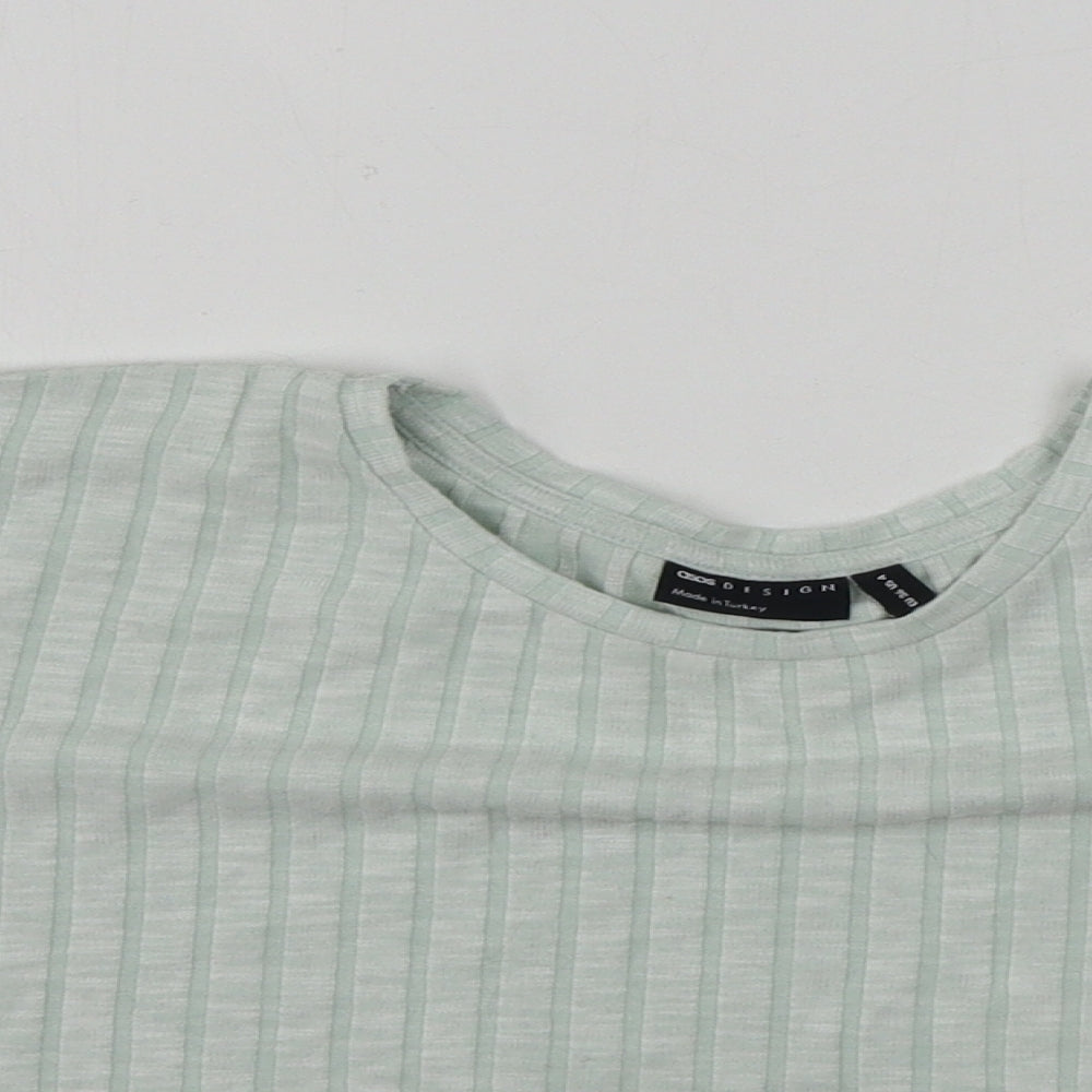 ASOS  Womens Green   Cropped T-Shirt Size 8