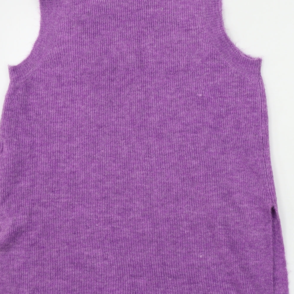 VERO MODA Womens Purple   Pullover Jumper Size L