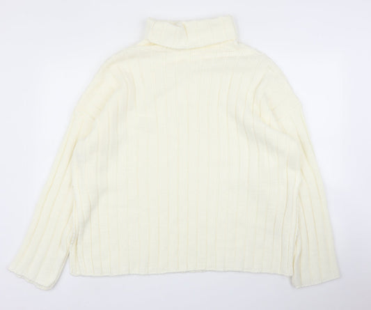 Missguided Womens Ivory   Pullover Jumper Size S