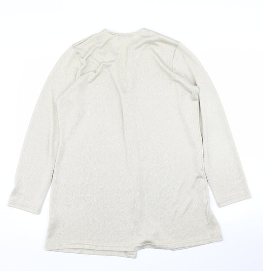 Richards Womens Gold   Cardigan Jumper Size 14