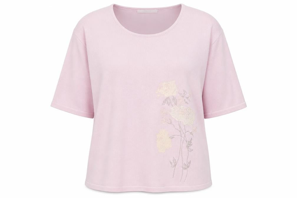 M&S Womens Purple Floral  Basic Blouse Size 16
