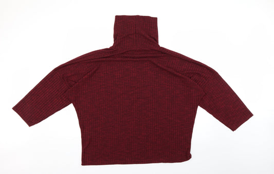 Peacocks Womens Red   Pullover Jumper Size 16