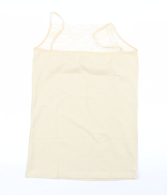 maria Womens Beige   Basic Tank Size XL