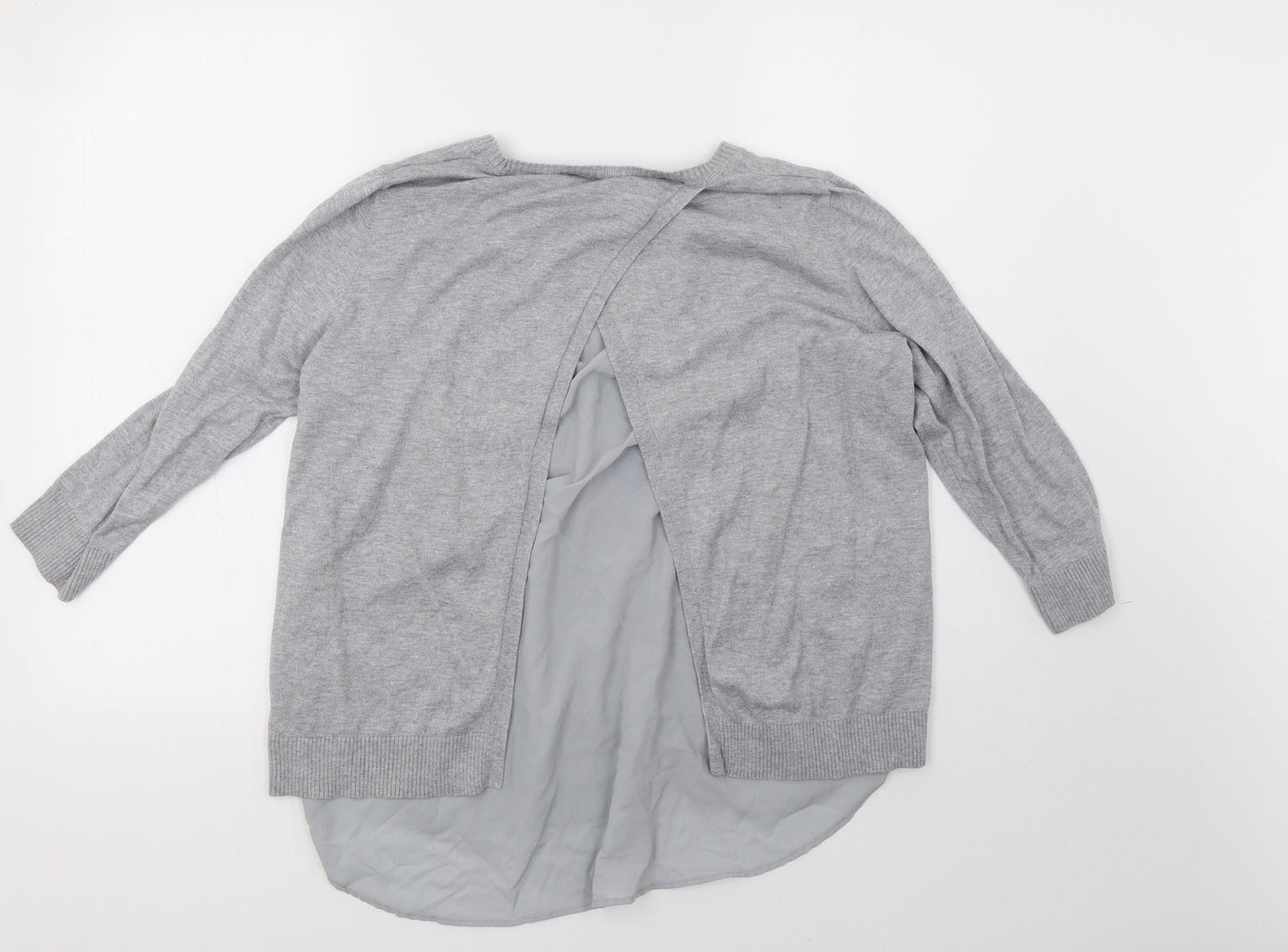 Stylus Womens Grey   Pullover Sweatshirt Size L