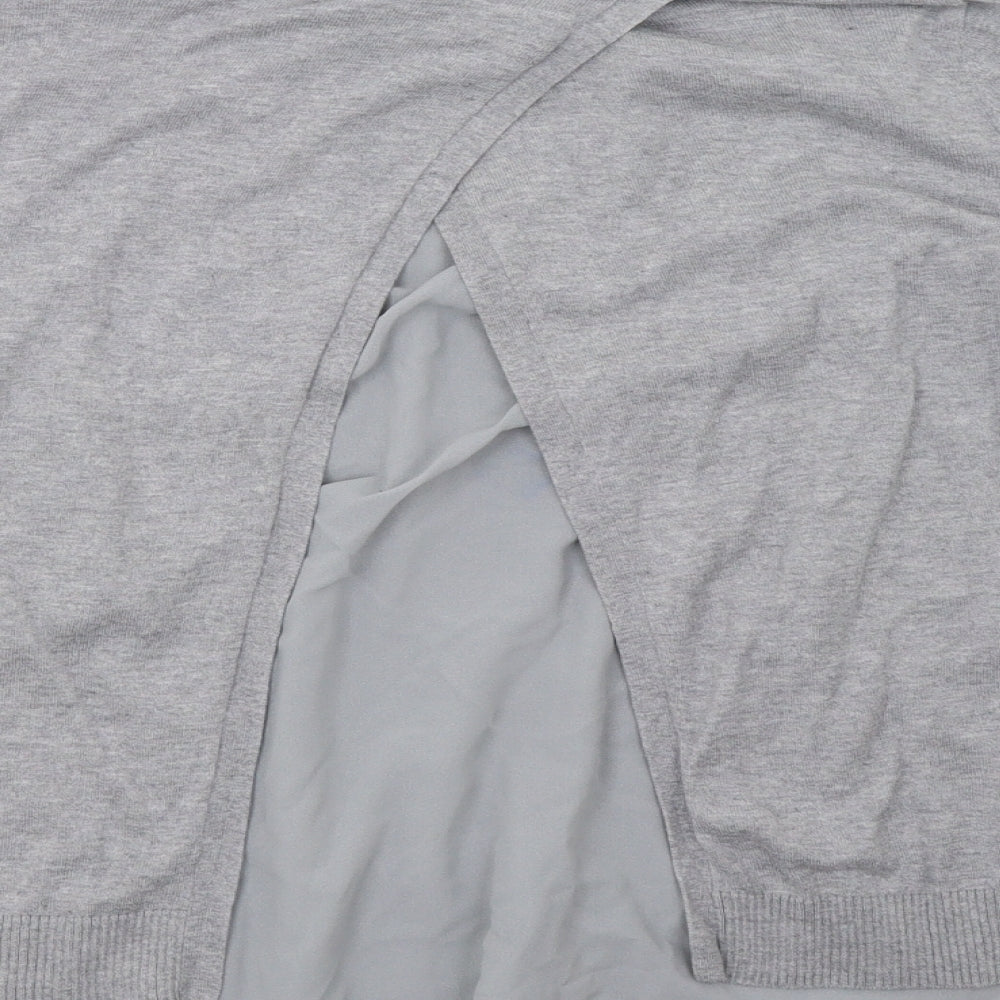 Stylus Womens Grey   Pullover Sweatshirt Size L