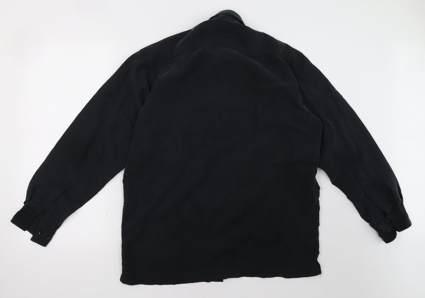 DAVID MOSS Mens Black    Polo Size M