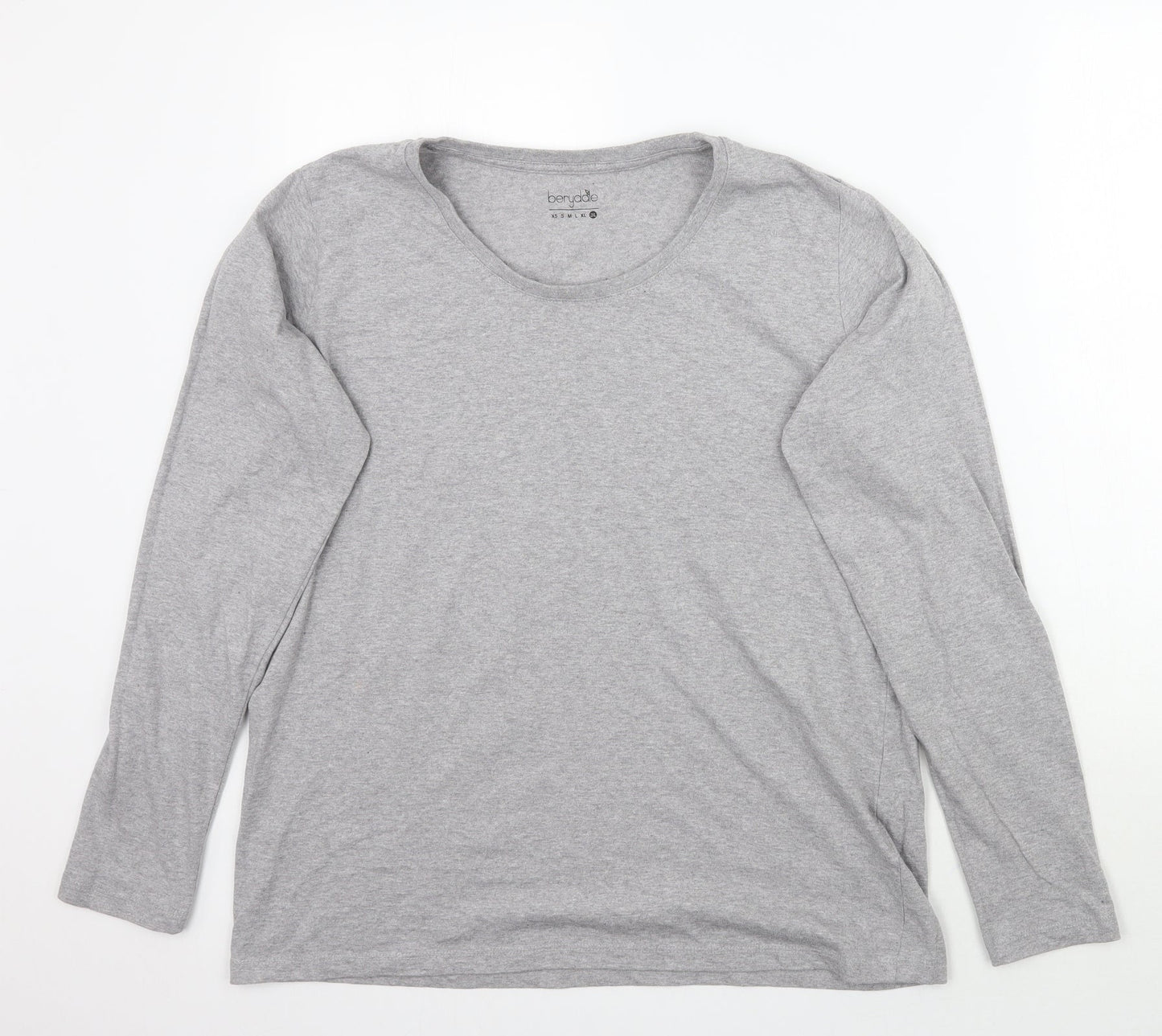 Berydale Womens Grey   Basic T-Shirt Size XL