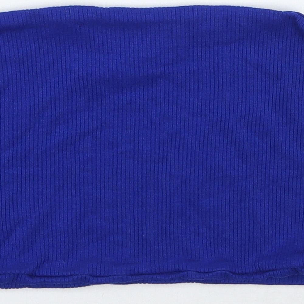 Topshop Womens Blue   Cropped Tank Size 10