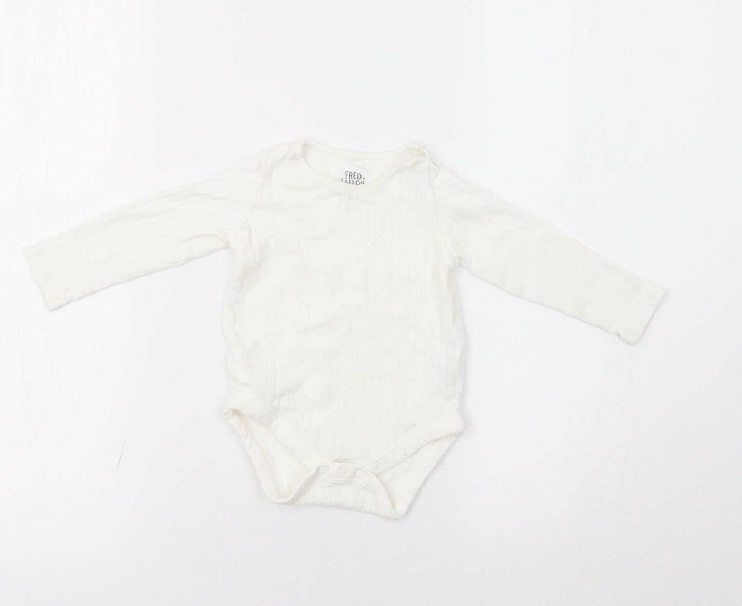 F&F Baby White   Romper One-Piece Size 9-12 Months