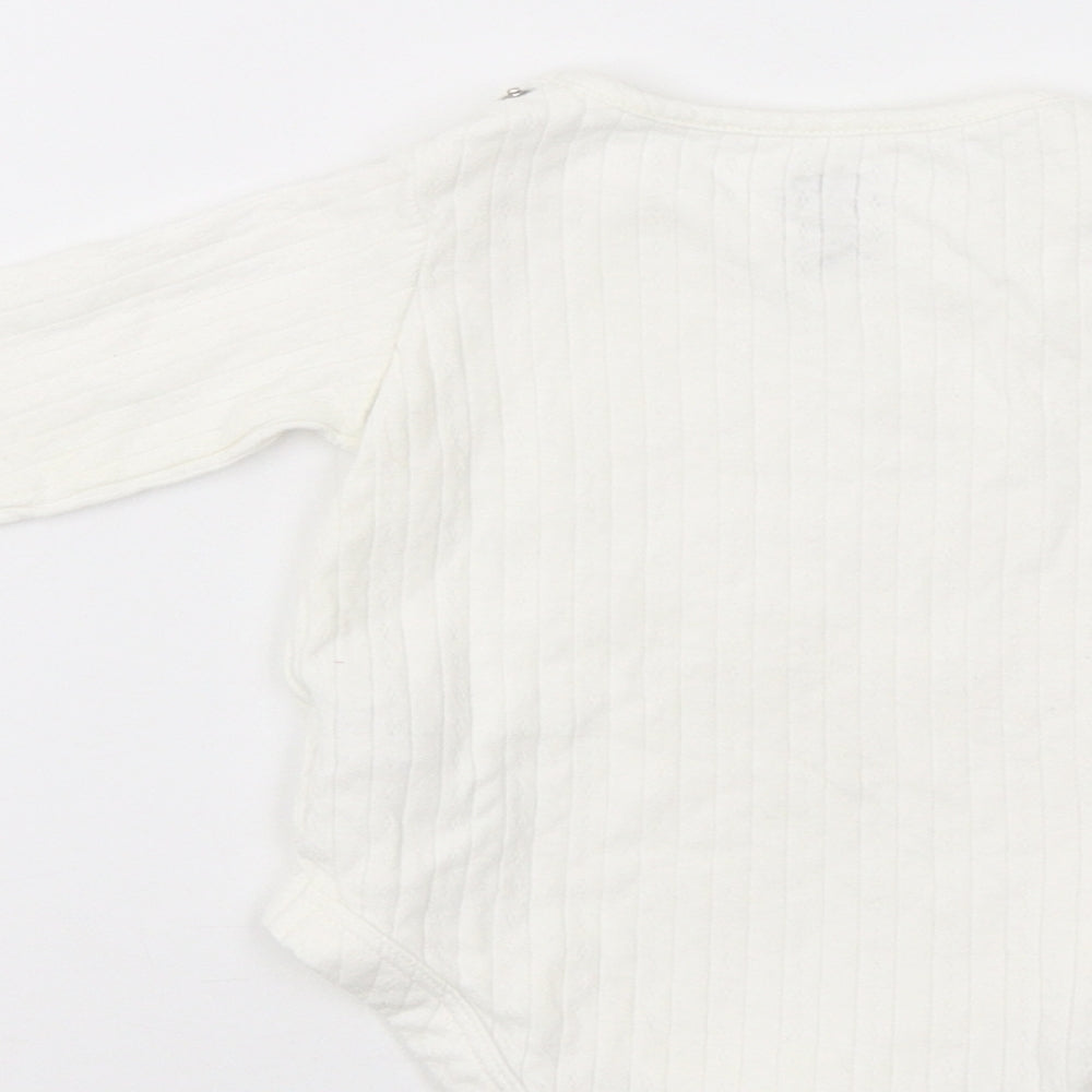 F&F Baby White   Romper One-Piece Size 9-12 Months