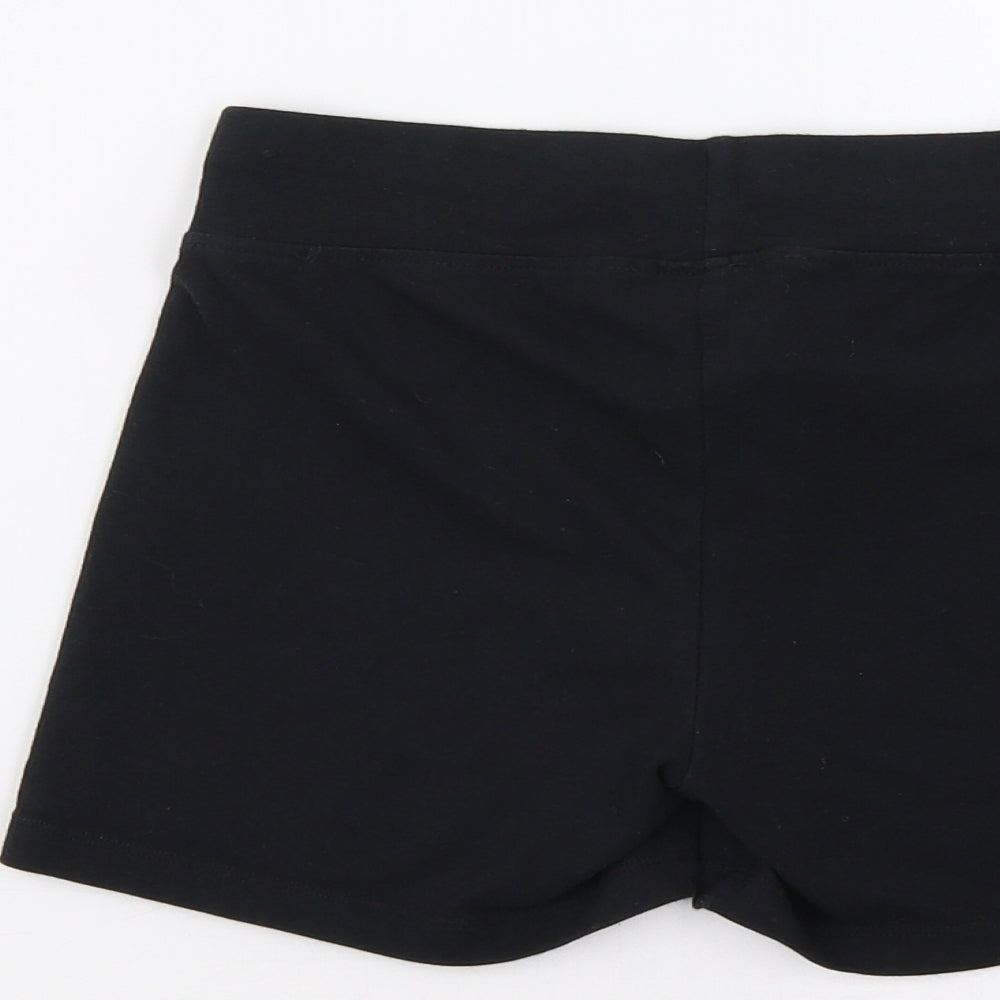 DECATHLON Womens Black   Sweat Shorts Size XS