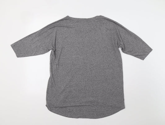 Papaya Womens Grey   Basic Blouse Size M