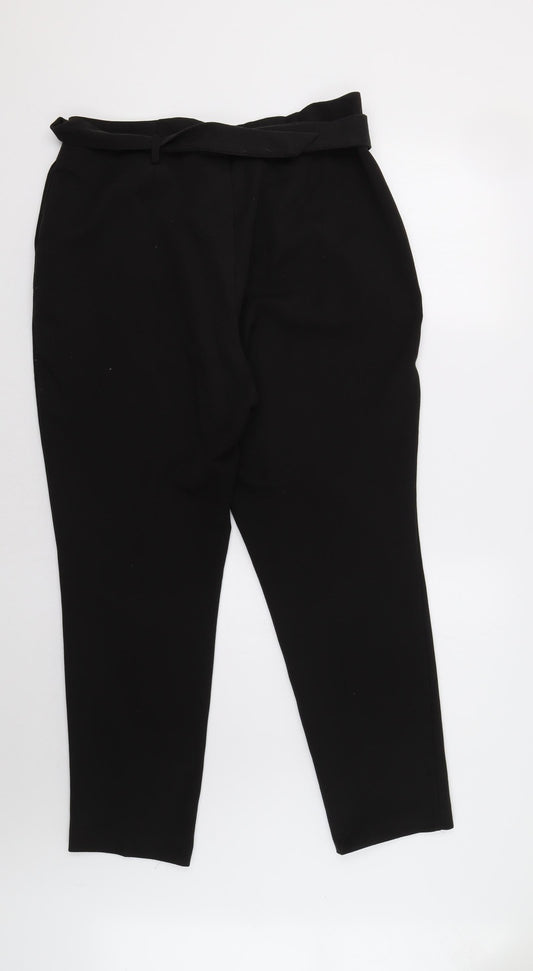 Very Womens Black   Dress Pants Trousers Size 14 L29 in