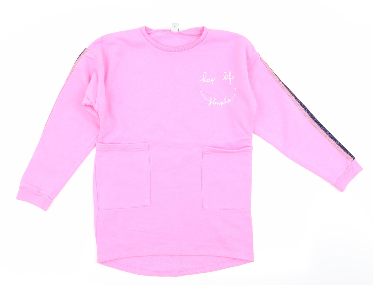 TU Girls Pink   Pullover Sweatshirt Size 11 Years  - Keep life simple