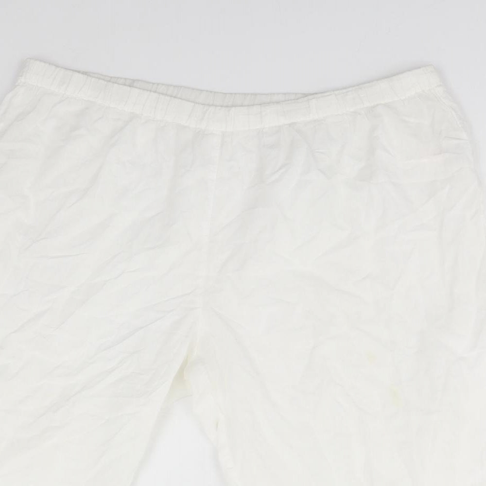 Preworn Womens White   Trousers  Size M