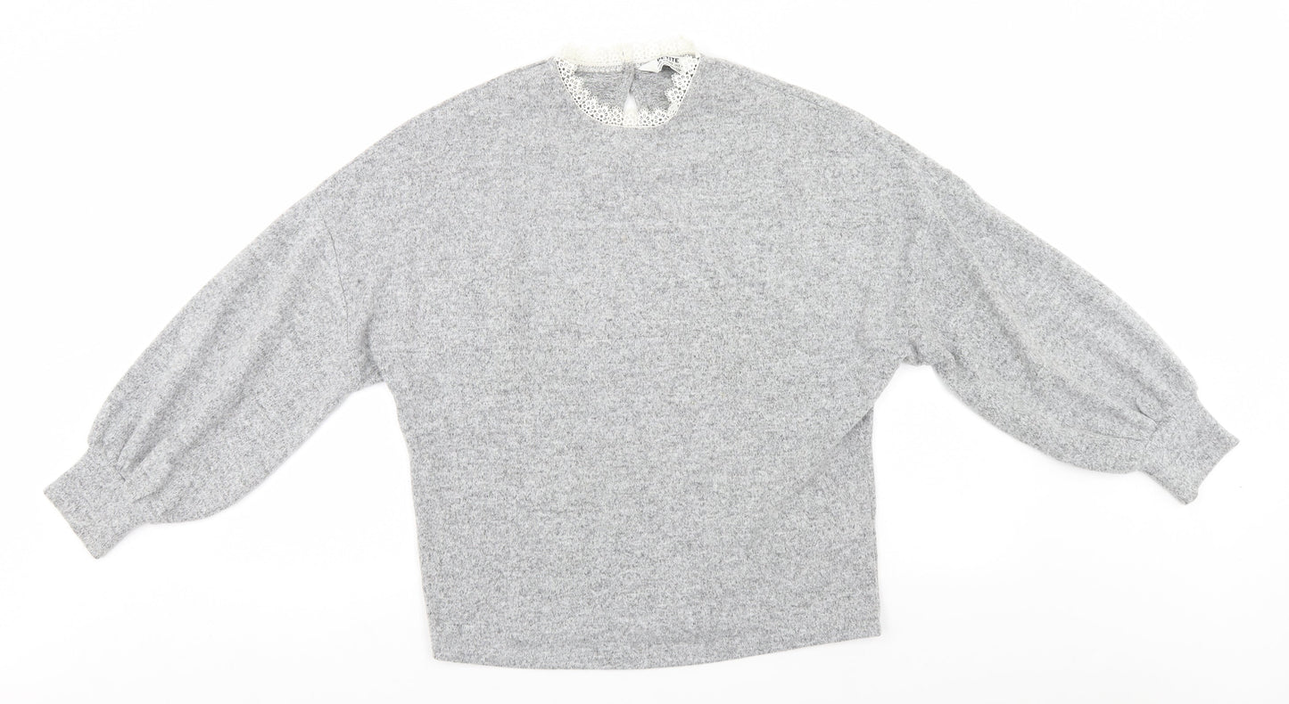 Dorothy Perkins Womens Grey   Pullover Jumper Size 12