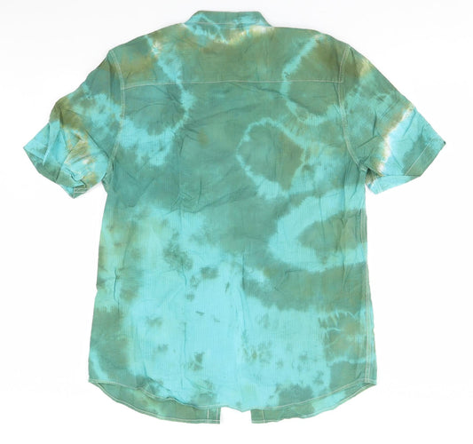 Primark Boys Multicoloured Geometric  Basic Button-Up Size L